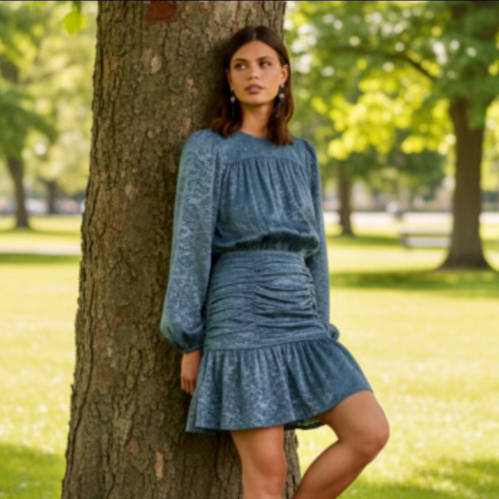 Current Air Ruched Mini Dress Size Medium